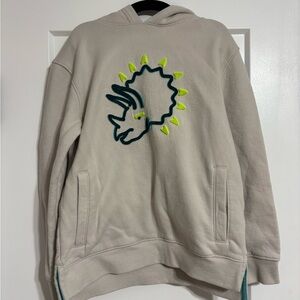 Cat & Jack Cream Hoodie with Dinosaur Design
